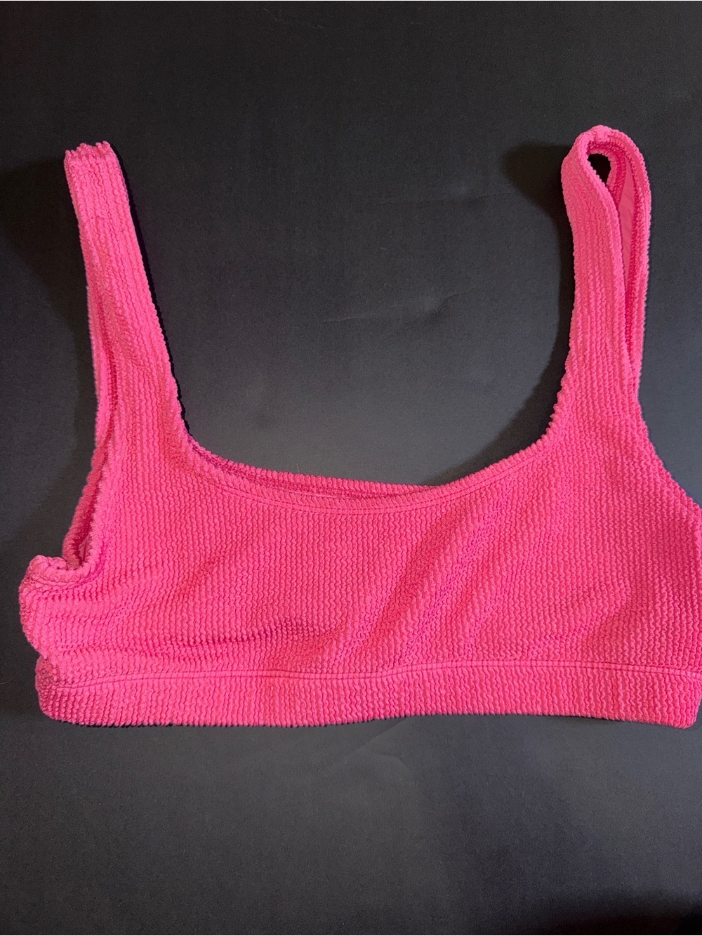 Good American Pink Textured Bralette - Women
